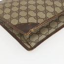 GUCCI GG Supreme Clutch Bag PVC Beige 97 01 029 Auth bs31428-11