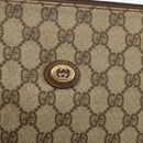 GUCCI GG Supreme Clutch Bag PVC Beige 97 01 029 Auth bs31428-13
