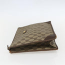 GUCCI GG Supreme Clutch Bag PVC Beige 97 01 029 Auth bs31428-4