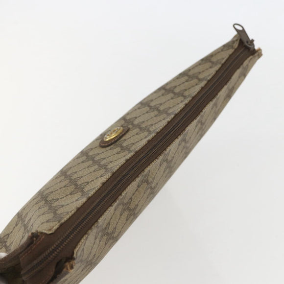 GUCCI GG Supreme Clutch Bag PVC Beige 97 01 029 Auth bs31428