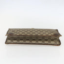 GUCCI GG Supreme Clutch Bag PVC Beige 97 01 029 Auth bs31428-7