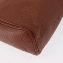 GUCCI Shoulder Bag Leather Brown Gold 007 113 0014 Auth bs31429-13