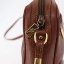 GUCCI Shoulder Bag Leather Brown Gold 007 113 0014 Auth bs31429-15