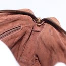 GUCCI Shoulder Bag Leather Brown Gold 007 113 0014 Auth bs31429-19