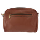 GUCCI Shoulder Bag Leather Brown Gold 007 113 0014 Auth bs31429-2