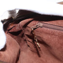 GUCCI Shoulder Bag Leather Brown Gold 007 113 0014 Auth bs31429-21