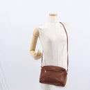 GUCCI Shoulder Bag Leather Brown Gold 007 113 0014 Auth bs31429-25