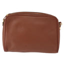 GUCCI Shoulder Bag Leather Brown Gold 007 113 0014 Auth bs31429-3