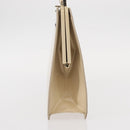 GUCCI Hand Bag Enamel Beige Gold Auth bs31430-3