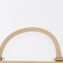 GUCCI Hand Bag Enamel Beige Gold Auth bs31430-14