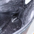 GUCCI Bamboo Hand Bag Leather Black Gold 000 122 029 Auth bs31432-19