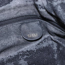 GUCCI Bamboo Hand Bag Leather 2way Black Gold 001 1014 1577 Auth bs31434-16