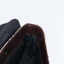 BURBERRY Nova Check Shoulder Bag Nylon Beige Silver Auth bs31436-17