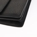 Burberrys Clutch Bag Leather 2 Set Black Gold Auth bs31437-15