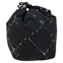 CHANEL Travel Line Purse Pouch Nylon Black CC Auth bs31438-1