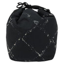 CHANEL Travel Line Purse Pouch Nylon Black CC Auth bs31438-2