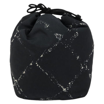 CHANEL Travel Line Purse Pouch Nylon Black CC Auth bs31438 - 0