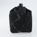 CHANEL Travel Line Purse Pouch Nylon Black CC Auth bs31438-4