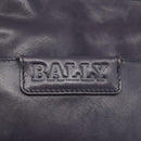 BALLY Shoulder Bag Leather Purple Gold Auth bs31439-14