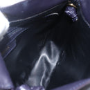 BALLY Shoulder Bag Leather Purple Gold Auth bs31439-18