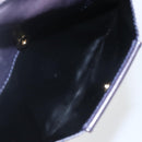 BALLY Shoulder Bag Leather Purple Gold Auth bs31439-22