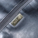 BALLY Quilted Chain Shoulder Bag Leather Black Gold Auth bs31440-19