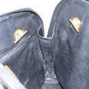 BALLY Quilted Chain Shoulder Bag Leather Black Gold Auth bs31440-20