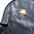 BALLY Quilted Chain Shoulder Bag Leather Black Gold Auth bs31440-22