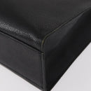 VALENTINO Shoulder Bag Leather Black Gold Auth bs31441-14