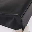 VALENTINO Shoulder Bag Leather Black Gold Auth bs31441-15