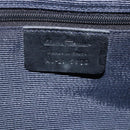 Salvatore Ferragamo Gancini Shoulder Bag Canvas Blue Gold Auth bs31443-17