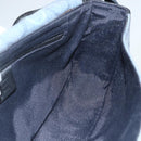 Salvatore Ferragamo Gancini Shoulder Bag Canvas Blue Gold Auth bs31443-19