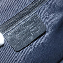 Salvatore Ferragamo Gancini Shoulder Bag Canvas Blue Gold Auth bs31443-12