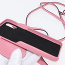 LOEWE iPhone Case Leather Pink Auth bs31447-19