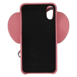 LOEWE iPhone Case Leather Pink Auth bs31447 - 0