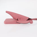 LOEWE iPhone Case Leather Pink Auth bs31447-3