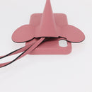 LOEWE iPhone Case Leather Pink Auth bs31447-6