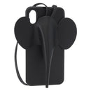 LOEWE iPhone Case Leather Black Auth bs31448-1