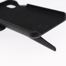 LOEWE iPhone Case Leather Black Auth bs31448-16