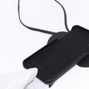 LOEWE iPhone Case Leather Black Auth bs31448-20