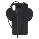 LOEWE iPhone Case Leather Black Auth bs31448-13