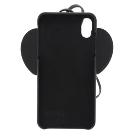 LOEWE iPhone Case Leather Black Auth bs31448 - 0