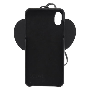 LOEWE iPhone Case Leather Black Auth bs31448 - 0