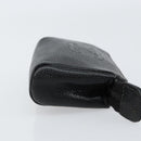 CHANEL Pouch Caviar Skin Black Gold CC Auth bs31451-4