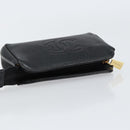 CHANEL Pouch Caviar Skin Black Gold CC Auth bs31451-6