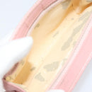 CHANEL COCO Mark Pouch Caviar Skin Pink Gold CC Auth bs31452-14