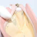 CHANEL COCO Mark Pouch Caviar Skin Pink Gold CC Auth bs31452-15