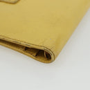 CHANEL Agenda Day Planner Cover Caviar Skin Yellow Gold CC Auth bs31454-10