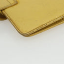 CHANEL Agenda Day Planner Cover Caviar Skin Yellow Gold CC Auth bs31454-11