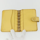 CHANEL Agenda Day Planner Cover Caviar Skin Yellow Gold CC Auth bs31454-13